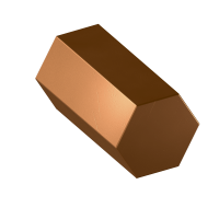 Шестигранник бронзовый фото