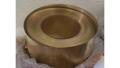 Фольга латунная 0,15x200 мм (150 мкм) Л63 фото фольгу латунную 0,15x200 мм (150 мкм) Л63 купить в Челябинске