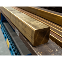 Квадрат бронзовый ДКВНТ 7x7 мм БрБ2,5 ГОСТ 15835-2013