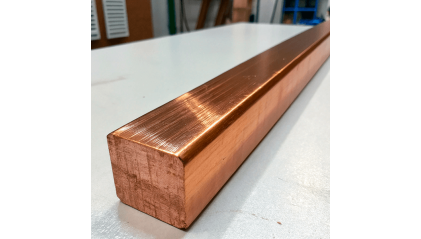 квадрат медный 22 мм М1к купить в Челябинске