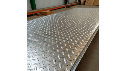 лист алюминиевый рифленый чечевица 1,5 мм А5 купить в Челябинске