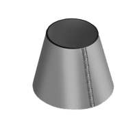 Обечайка стальная коническая 1120x720x8 мм Ст20 ГОСТ 14249-89