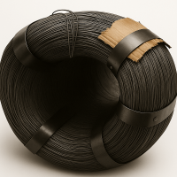 Проволока стальная вязальная черная 8 мм 05кп ГОСТ 3282-74