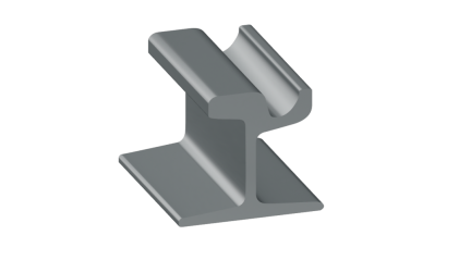 рельсы РТ58 стальные трамвайные 8 м Э76 купить в Челябинске