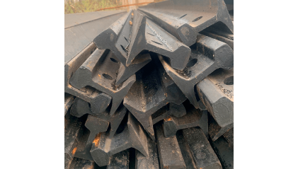 рельсы Р24 стальные узкоколейные 8 м Э76 купить в Челябинске