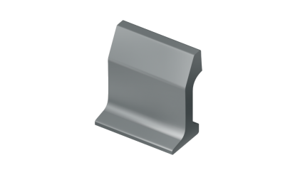 рельсы РК50 стальные контррельсовые 1,5 м Э76Т купить в Челябинске