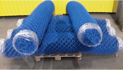 сетку рабицу стальную с полимерным покрытием (ПВХ) 10x10 1,8 мм купить в Челябинске