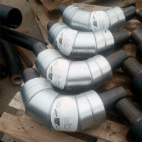 Скорлупа ППУ-ОЦ для отвода 45° 108x200 мм ГОСТ 30732-2020