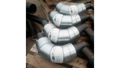 Скорлупа ППУ-ОЦ для отвода 90° 32 мм фото скорлупу ППУ-ОЦ для отвода 90° 32 мм купить в Челябинске