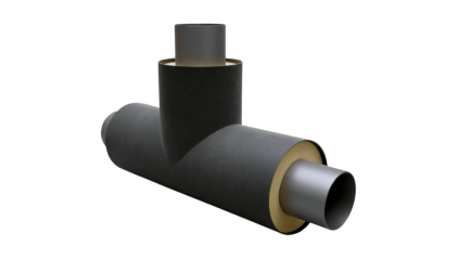 тройник в ППУ-ПЭ изоляции 108х4-57х4 мм купить в Челябинске