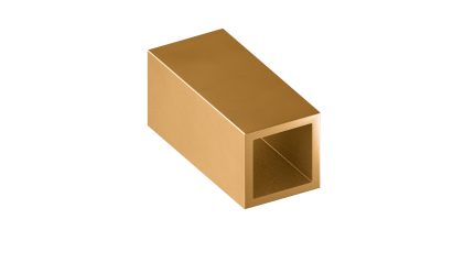 трубу латунную профильную квадратную ДКВНТ 10x10x2 мм ЛС59-1 купить в Челябинске