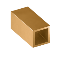 Труба латунная профильная квадратная ДКВНТ 10x10x2 мм Л63 ТУ 48-21-428-84