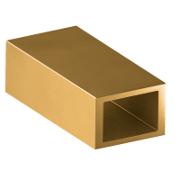 Труба латунная профильная прямоугольная ДПРНТ 110x55x2,5 мм Л63 ГОСТ 20900-2014