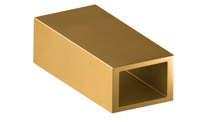 трубу латунную профильную прямоугольную ДПРНТ 72x10x2 мм Л68 купить в Челябинске