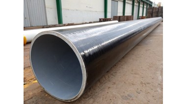 Труба в ЦПП изоляции 76x4 мм Ст3сп ГОСТ 10704-91 фото