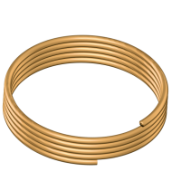 Трубка латунная капиллярная ДКРНМ 2,2x0,4 мм Л63 ГОСТ 2624-2016