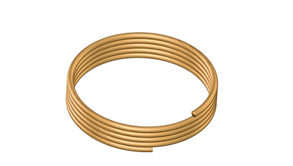 трубку латунную капиллярную ДКРНМ 2,3x0,5 мм Л68 купить в Челябинске