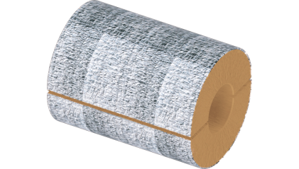 цилиндр теплоизоляционный базальтовый 133x100x1000 мм Г1 Ц 100 купить в Челябинске