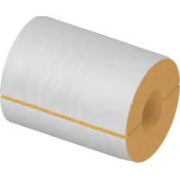 Цилиндр теплоизоляционный минераловатный вырезной оцинкованный 630x100x1200 мм НГ Ц 150 ГОСТ 23208-2022