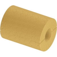 Цилиндр теплоизоляционный минераловатный вырезной без покрытия 630x100x1200 мм НГ Ц 150 ГОСТ 23208-2022